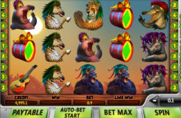 Бесплатный онлайн игровой автомат Safari Samba