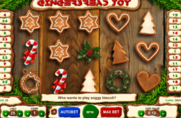 Скрин из бесплатного игрового автомата онлайн Gingerbread Joy