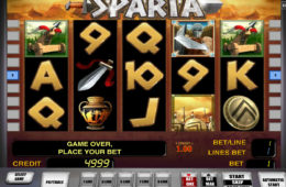 Бесплатный онлайн игровой автомат Sparta