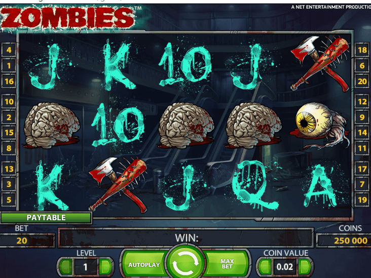 pic of slot game Zombies free online