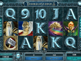 pic of slot Thunderstruck 2 free online