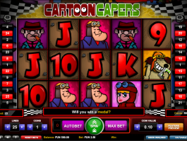 pic of free online slot Cartoon Capers