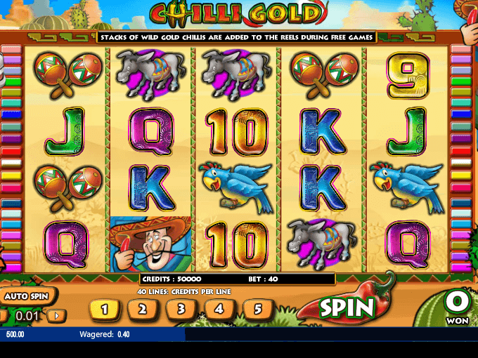 Picture from slot Chilli Gold free and online