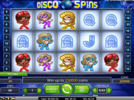 picture from free online slot Disco Spins