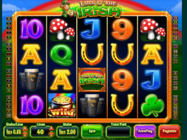 Picture from Luck O´the Irish free online slot