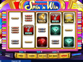 picture from free online slot The Triple Bonus Spin ´n Win