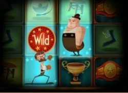 Fisticuffs casino slot machines´s Diagonal Wild Feature