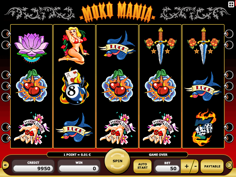 Picture from free online slot Moko Mania