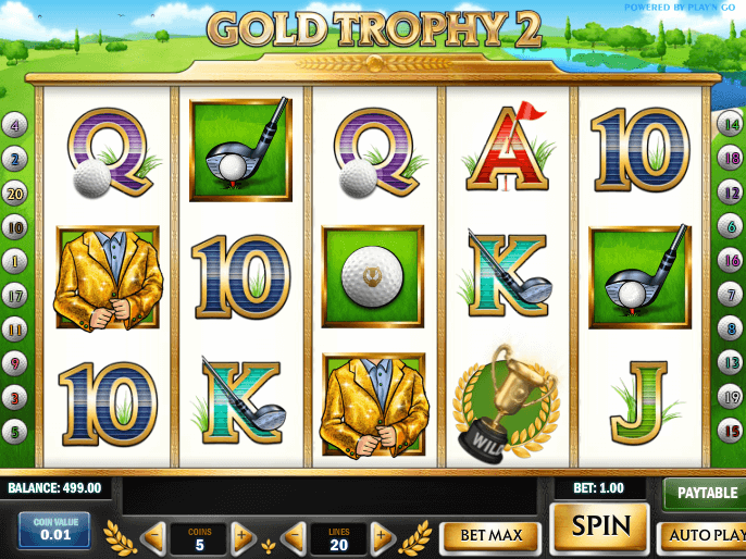 Play the Gold Trophy Slots Here for Free