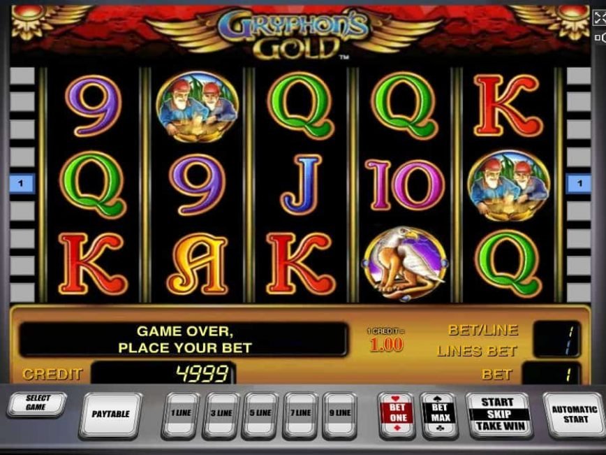 Free online slot machine Gryphon's Gold