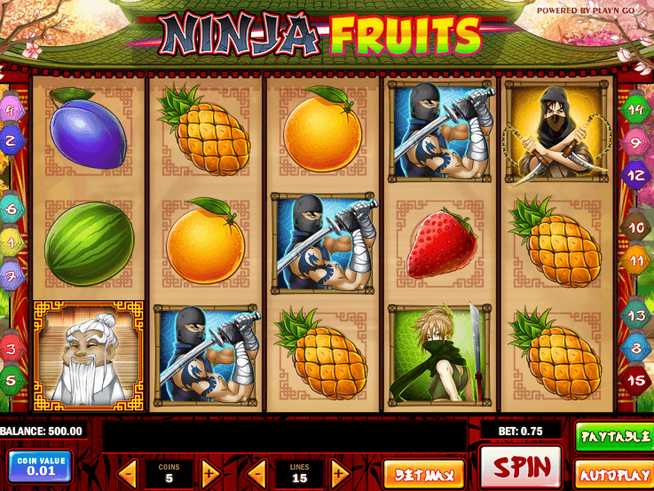 Online free slot Ninja Fruits