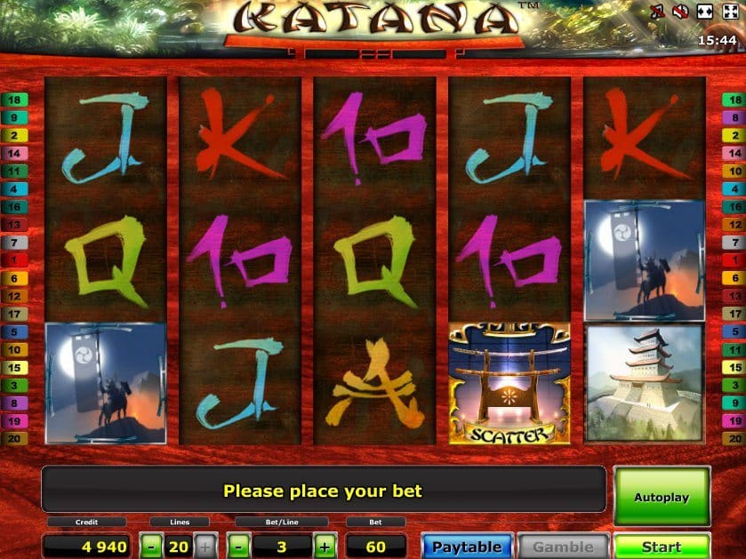 slot machines online katana