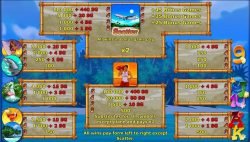 Paytable of Caribbean Holidays online slot