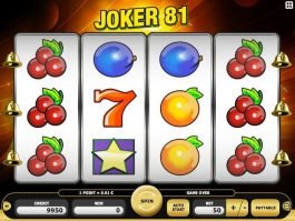 free online slot machine Joker 81