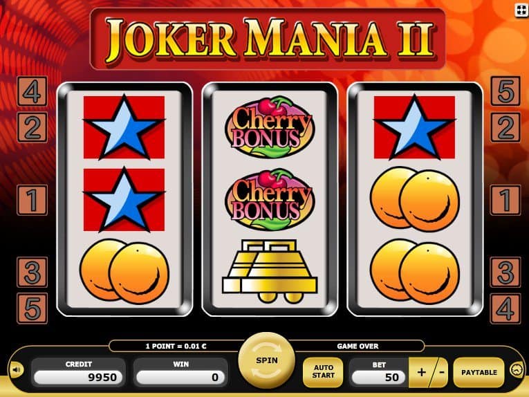 Joker Mania II online free casino slot