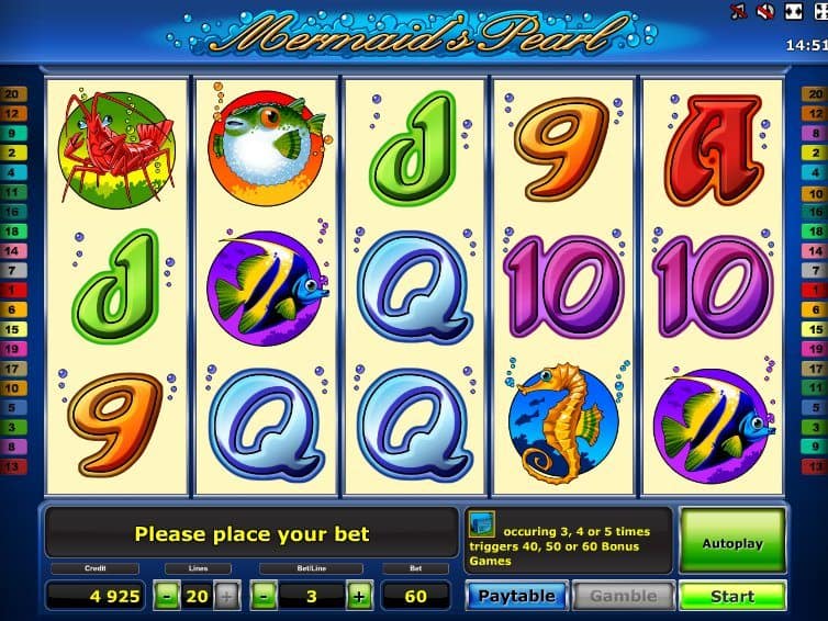 free casino game Mermaid´s Pearl