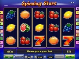 slot casino game Spinning Stars online