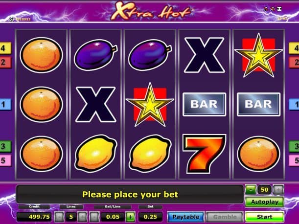 Slot machines online xtra hot - 