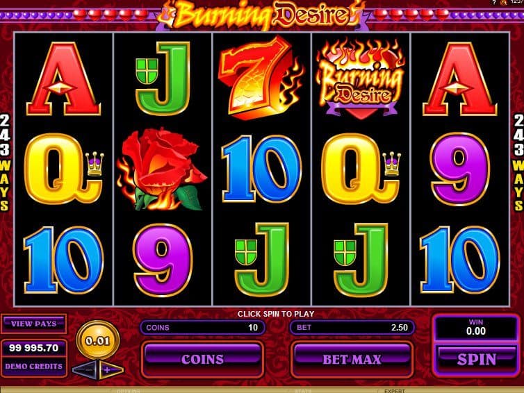 Free casino game slot Burning Desire