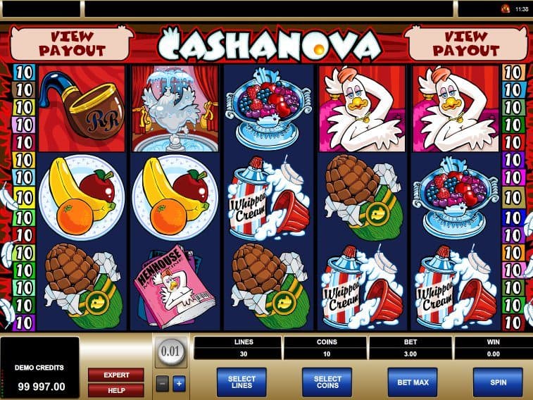 free online casino game slot Cashanova