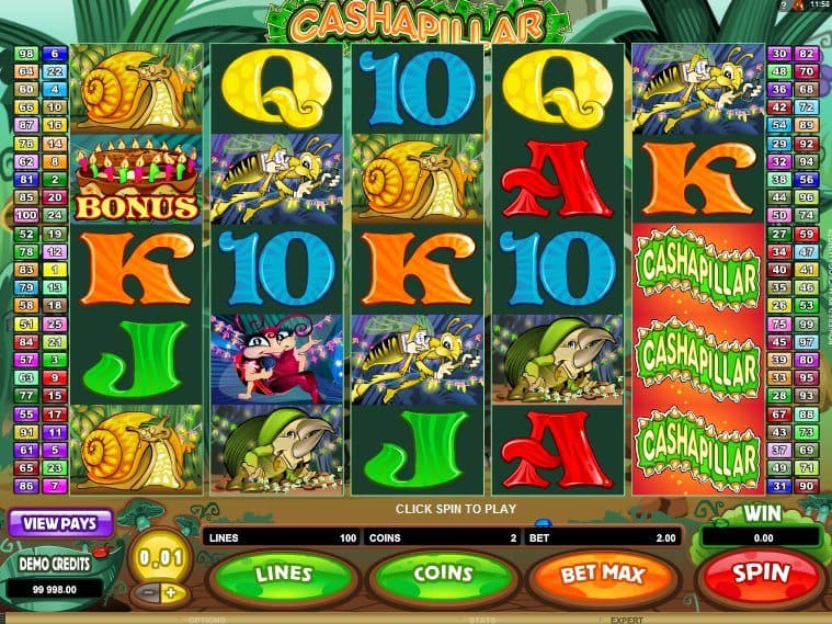 casino game slot Cashapillar free online