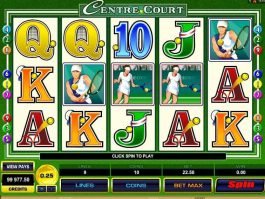 Play free online slot Centre Court