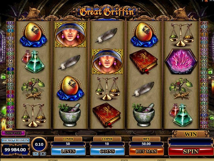 Casino game slot Great Griffin free online
