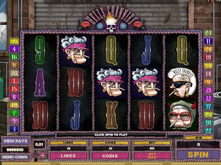 Slot machine Hells Grannies free online
