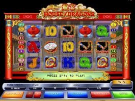 Free online slot machine House of Dragons