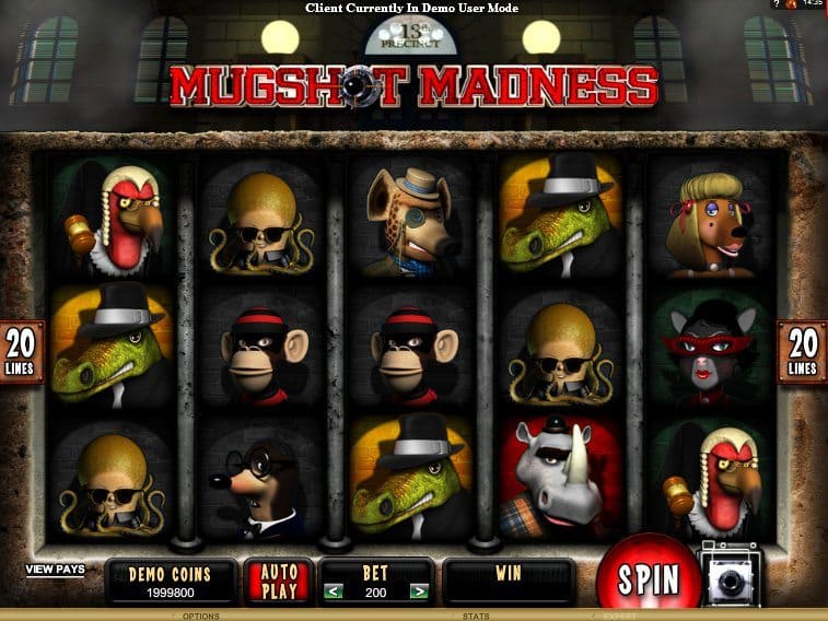 Slot Mugshot Madness free online