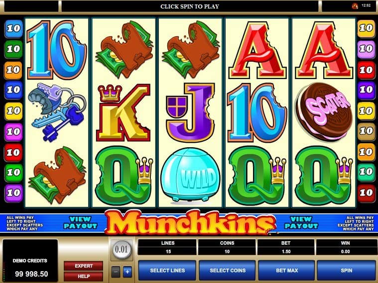Slot machine game Munchkins free online