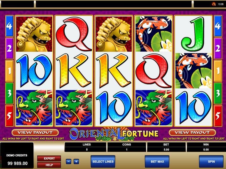 Slot Oriental Fortune free online