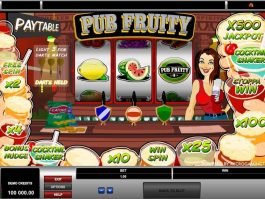 Casino game slot Pub Fruity free online
