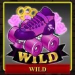 Wild symbol of online slot Roller Derby 