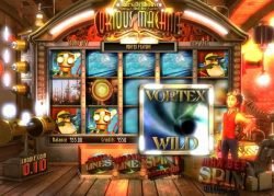 Image from the slot game Curious Machine online 