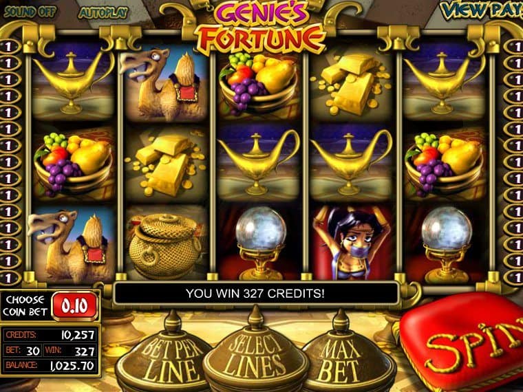 Slot for fun free online Genie´s Fortune