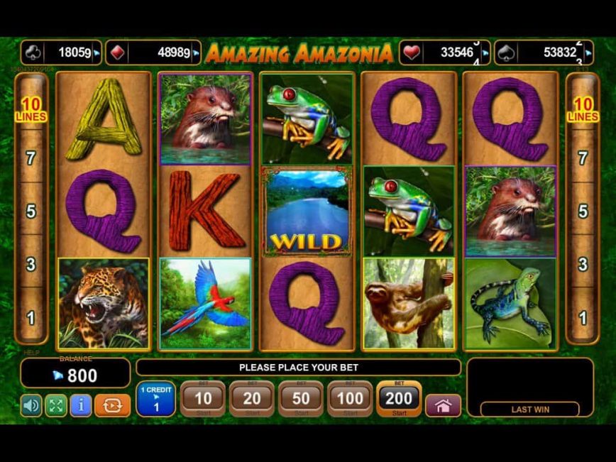 Amazonia Slot Machine