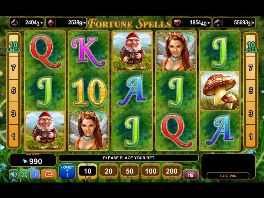 Casino free slot game Fortune Spells