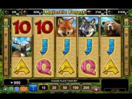 Play free slot Majestic Forest online