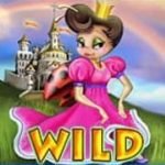 Wild from online slot game Rainbow Queen 