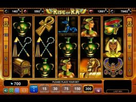 Online casino slot machine Rise of Ra