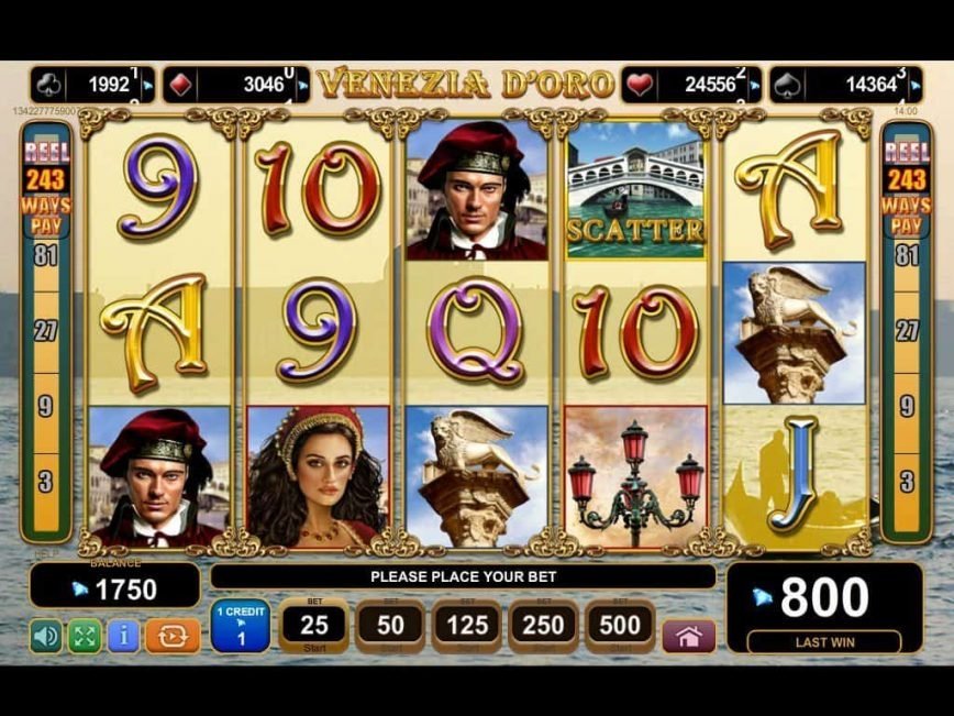Casino free slot game Venezia D´oro