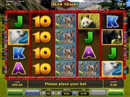 Online casino slot game Bear Tracks