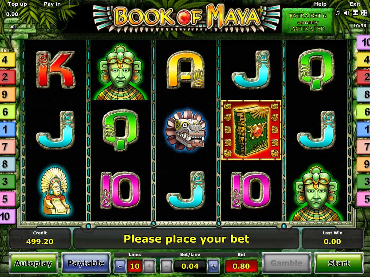 book of maya slot machines online for fun