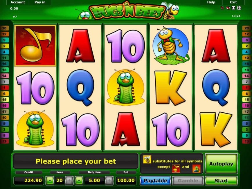 Online casino slot Bugs'n Bees