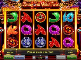 Dragon's Wild Fire free online slot game for fun
