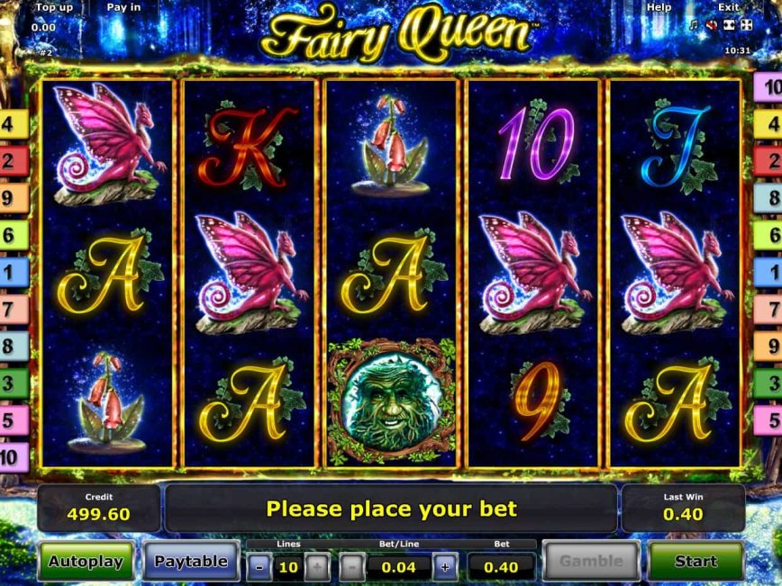 Online slot game Fairy Queen for free