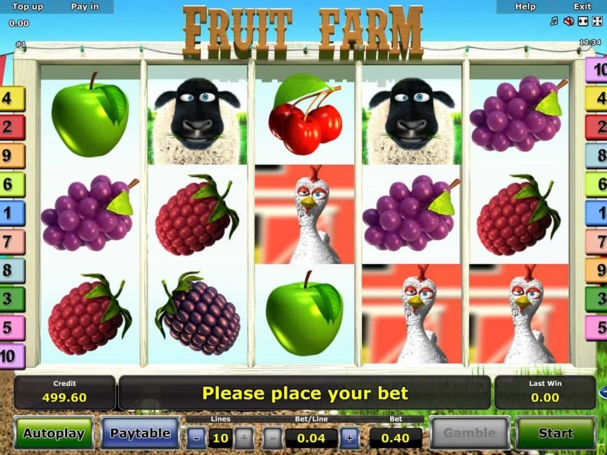 Free online slot Fruit Farm no registration