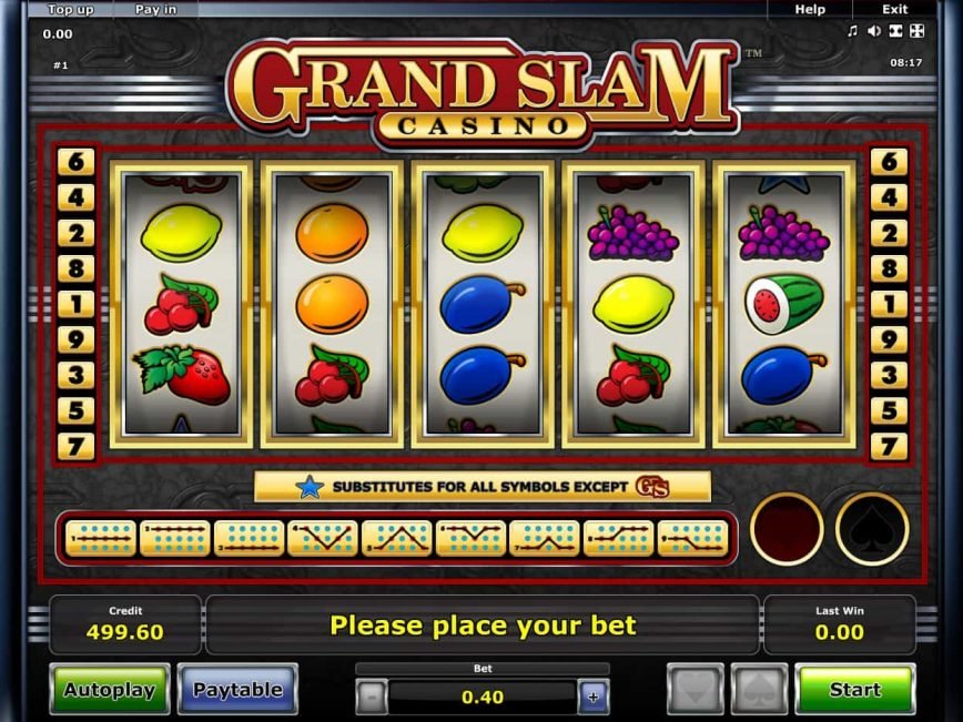 Online slot game Grandslam for free