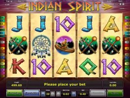Online free slot game Indian Spirit
